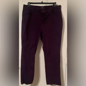 NYDJ  purple jeans  Size 20  NOT YOUR DAUGHTERS JEANS